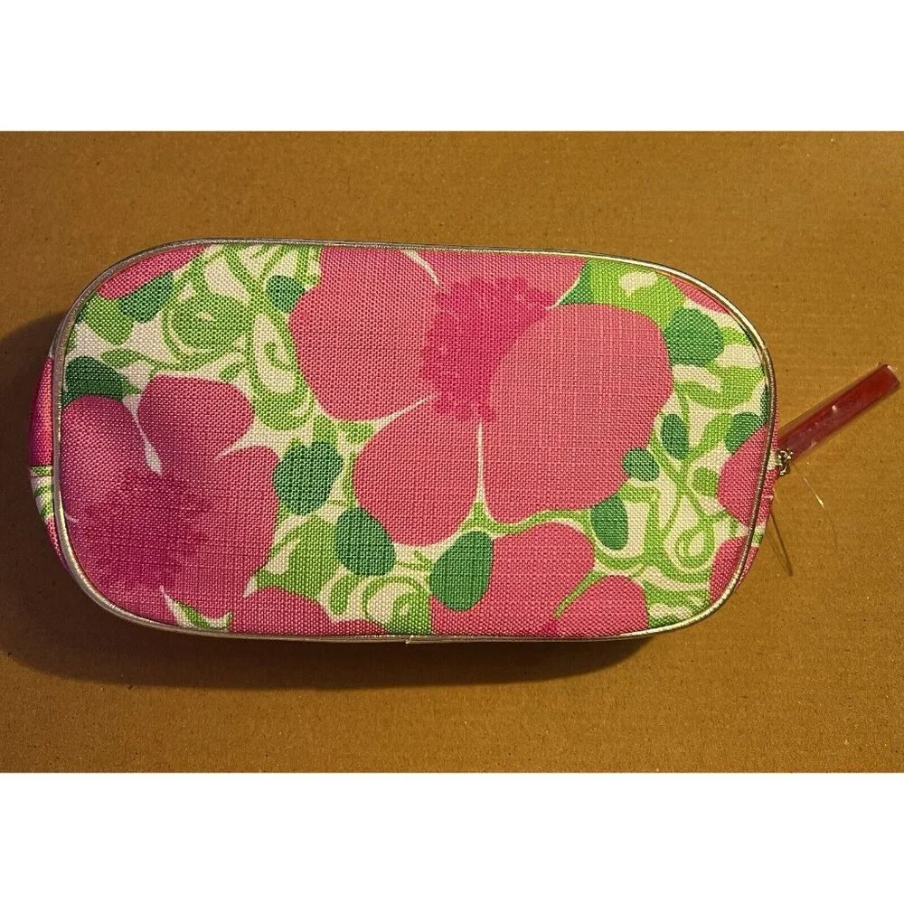 Estee Lauder Floral Cosmetic Makeup Bag by Lilly Pulitzer Design